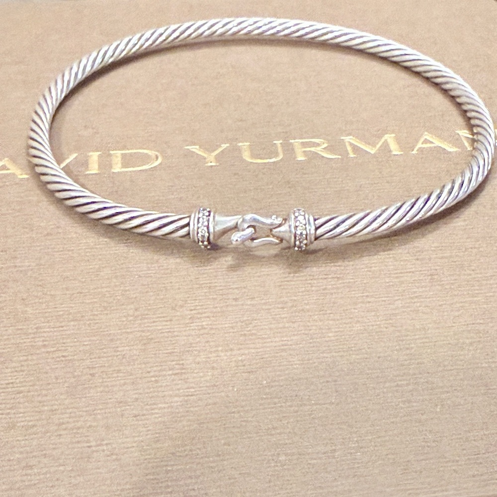 David Yurman buckle classic cable